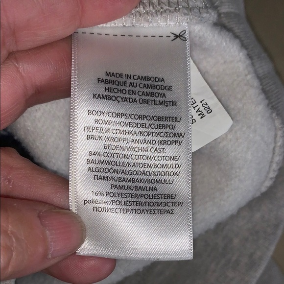 Polo by Ralph Lauren Gray Hoodie with American Flag Design - Picture 6 of 6